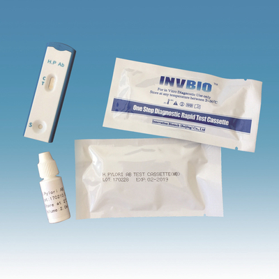 CE Kit Tes Cepat Penyakit Menular Ulkus Perut Kotoran Helicobacter H. Pylori