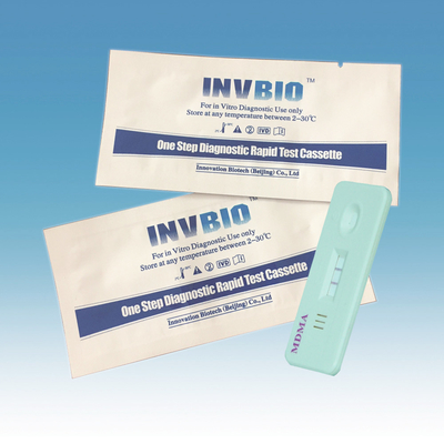 4.00mm Kaset Kartu Alat Uji Obat Akurat Tenamfetamine MDA