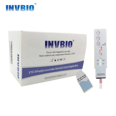 Dipcard 3.00mm Ethylglucuronide ETG Urine Alkohol Test Kit Dipcard