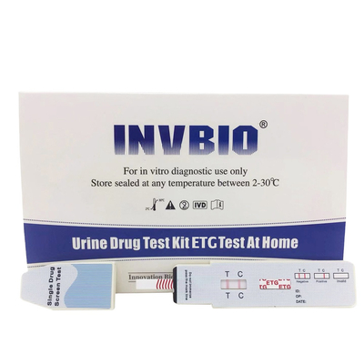 Dipcard 3.00mm Ethylglucuronide ETG Urine Alkohol Test Kit Dipcard