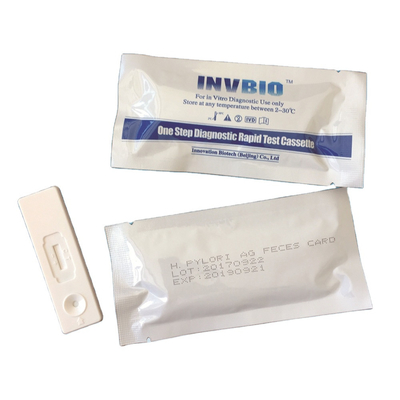 Satu Langkah akurat H. Pylori Ag Feces Rapid Test card rtk home test kit