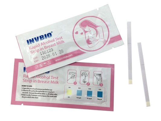 Strip Tes Kaset Alkohol Tes Cepat Sekali Pakai Untuk ASI