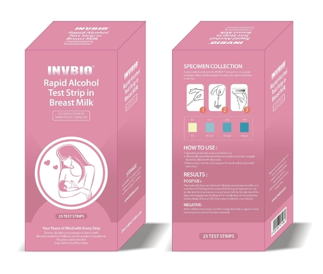 Strip Tes Kaset Alkohol Tes Cepat Sekali Pakai Untuk ASI