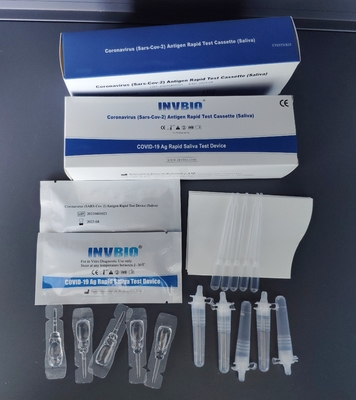 100% Spesifisitas Kartu Tes Rapid Test Kit Covid 19 Air Liur