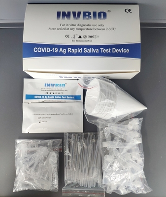 100% Spesifisitas Kartu Tes Rapid Test Kit Covid 19 Air Liur