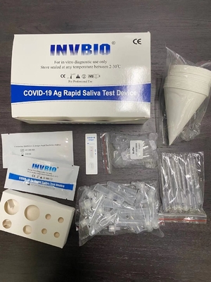 100% Spesifisitas Kartu Tes Rapid Test Kit Covid 19 Air Liur