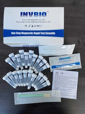 10-20 menit Air liur Coronavirus Cepat Di Rumah Antigen Test Kit CE FSC
