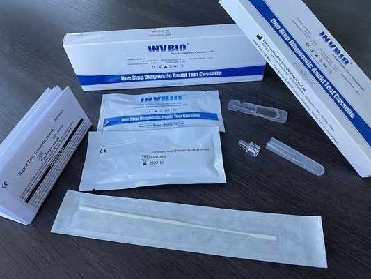 SARS-CoV-2 Rapid Rtk Nasal Swab At Home Antigen Test Kit Card Daftar Umum UE