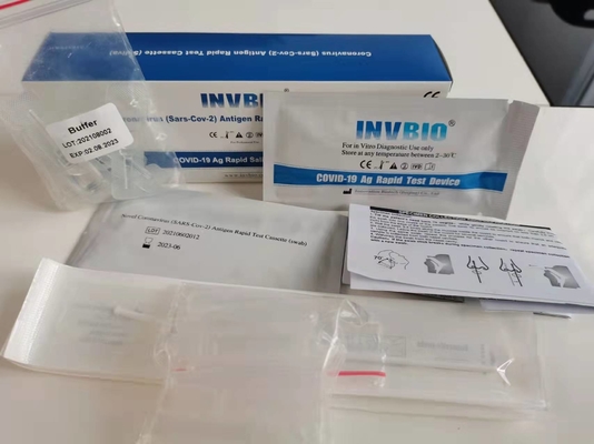 SARS-CoV-2 Rapid Rtk Nasal Swab At Home Antigen Test Kit Card Daftar Umum UE