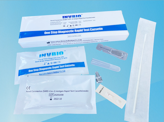 SARS-CoV-2 Rapid Rtk Nasal Swab At Home Antigen Test Kit Card Daftar Umum UE