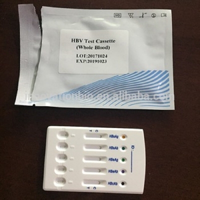 Kit Tes Cepat Penyakit Menular HBV Untuk Panel Tes Hepatitis B Multi 5