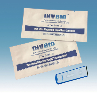 One Step Immunoassay Strep Penyakit Menular Rapid Test Kit Swab Tenggorokan