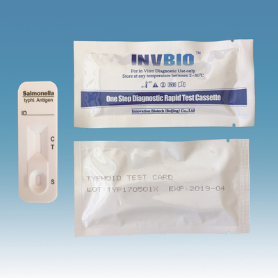 25 Ng/Ml Feses Salmonella Typhoid Fever Test Kit 25 Tes / Kotak