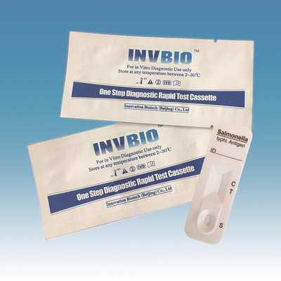 25 Ng/Ml Feses Salmonella Typhoid Fever Test Kit 25 Tes / Kotak