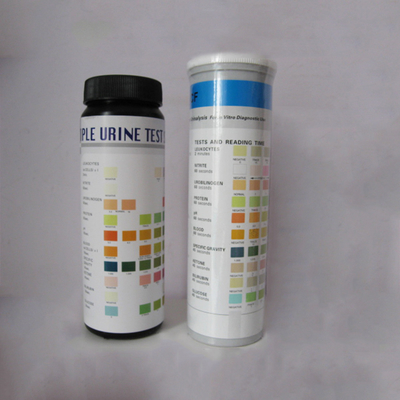 Satu Langkah Reagen 11 Parameter Strip Tes Urine Diagnostik In Vitro