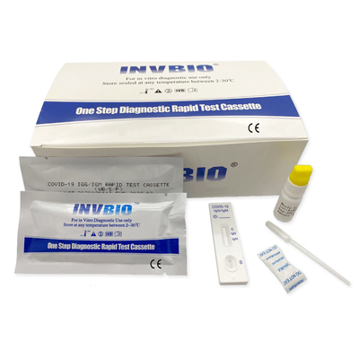FDA CE menyetujui Kit Rumah Antibodi IgG IgM Kartu Tes Cepat Covid 19