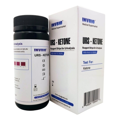Strip Reagen Keton Urine Manusia In Vitro 15-20 Menit
