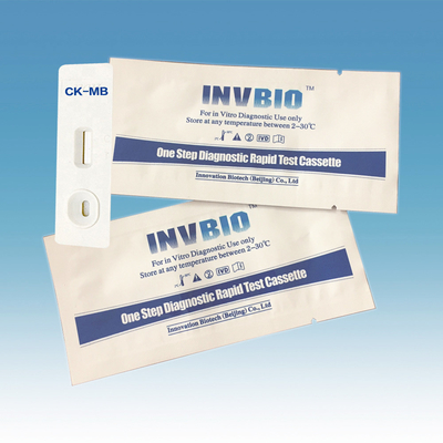Satu Langkah CK-MB Cardiac Marker Troponin I Rapid Test Kit Deteksi Kualitatif