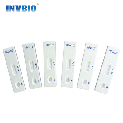 Hiv Serum One Step Rapid Test Ivd Card Dengan Kemasan OEM